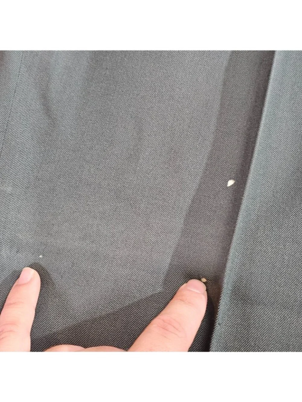 READ Vtg Givenchy Monsieur Pleated Dress Pants Mens 35R Gray 31" Inseam Cuffed - Picture 8 of 13